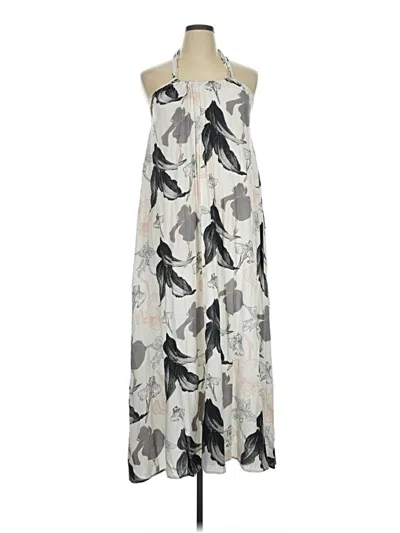 Pre-owned Elan Casual Dress In Gray