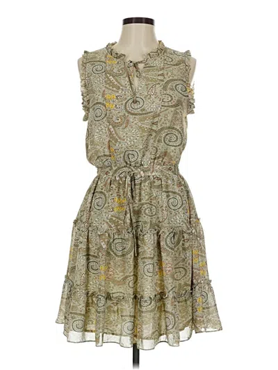 Pre-owned Elan Casual Dress In Green