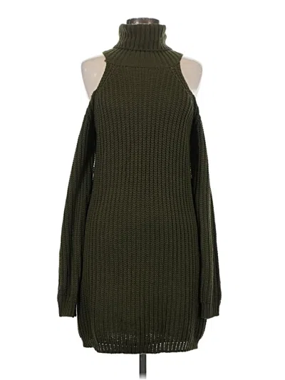 Pre-owned Elan Casual Dress In Green