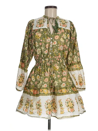 Pre-owned Elan Casual Dress In Green