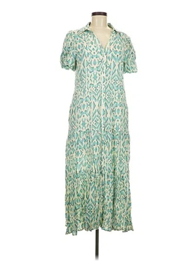 Pre-owned Elan Casual Dress In Green
