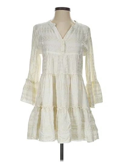 Pre-owned Elan Casual Dress In Ivory