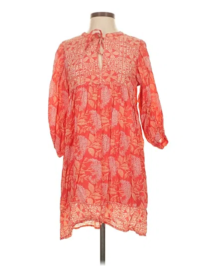 Pre-owned Elan Casual Dress In Orange