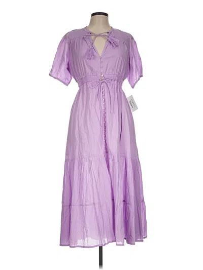 Pre-owned Elan Casual Dress In Purple