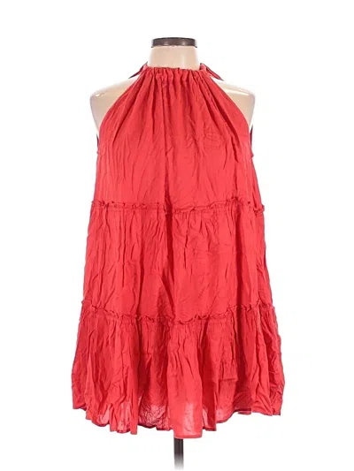 Pre-owned Elan Casual Dress In Red
