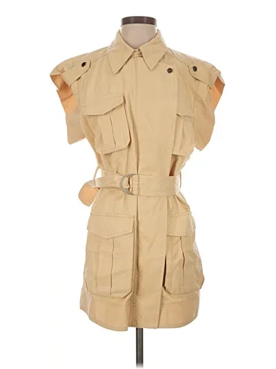 Pre-owned Elan Casual Dress In Tan