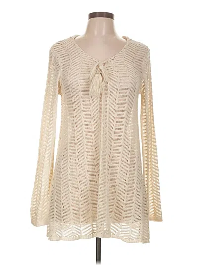 Pre-owned Elan Casual Dress In Tan