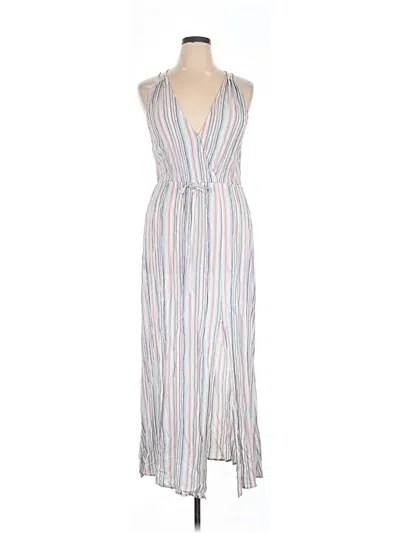 Pre-owned Elan Casual Dress In White