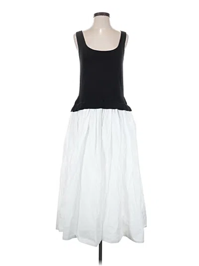 Pre-owned Elan Casual Dress In White