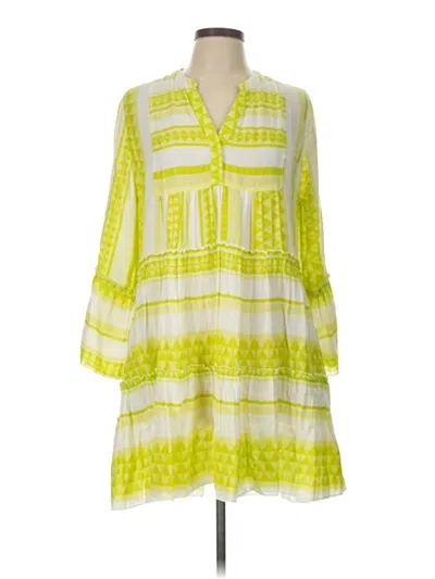 Pre-owned Elan Casual Dress In Yellow