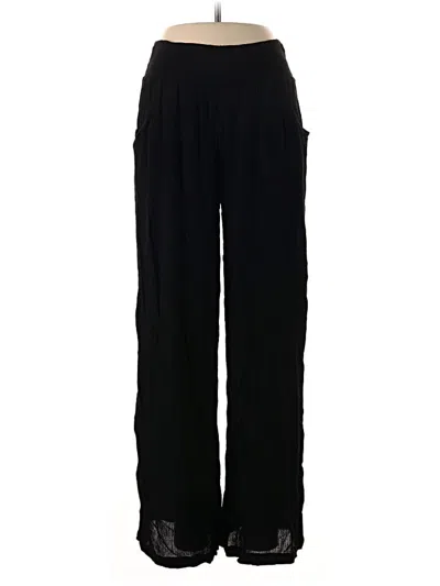 Pre-owned Elan Casual Pants In Black