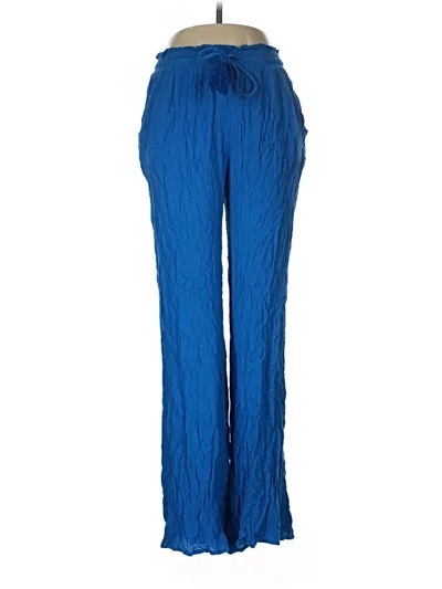 Pre-owned Elan Casual Pants In Blue