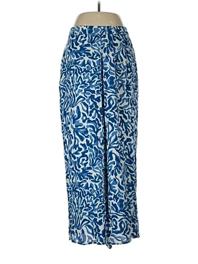 Pre-owned Elan Casual Pants In Blue