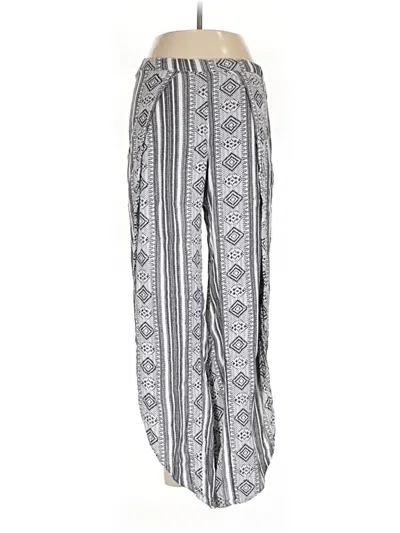 Pre-owned Elan Casual Pants In Gray