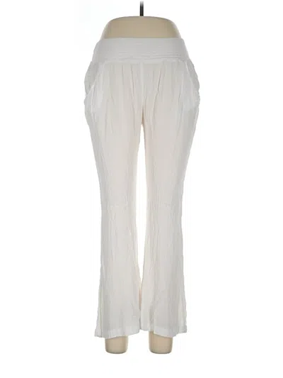 Pre-owned Elan Casual Pants In Ivory