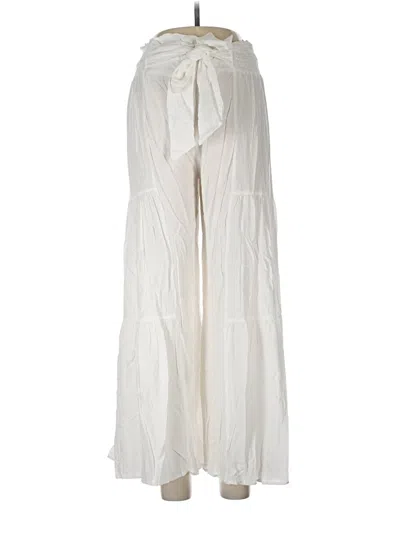 Pre-owned Elan Casual Pants In Ivory