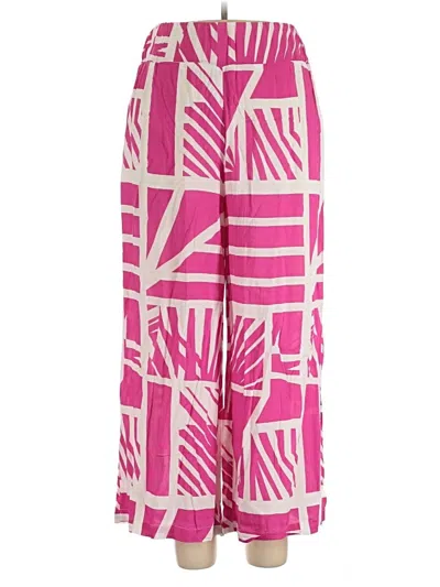 Pre-owned Elan Casual Pants In Pink