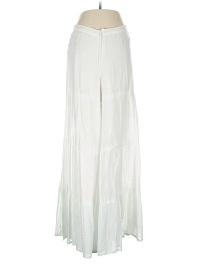 Pre-owned Elan Casual Pants In White