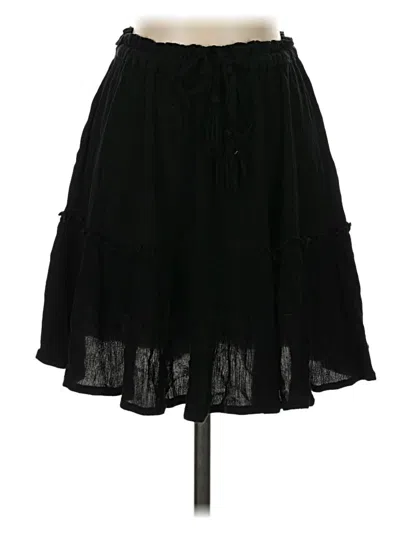 Pre-owned Elan Casual Skirt In Black