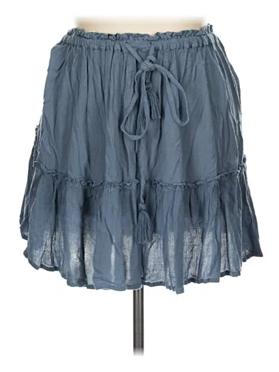 Pre-owned Elan Casual Skirt In Blue