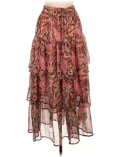 Pre-owned Elan Casual Skirt In Red