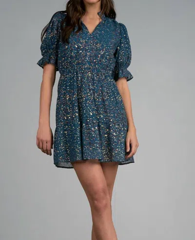 Elan Cinnamon Dress In Sapphire In Blue