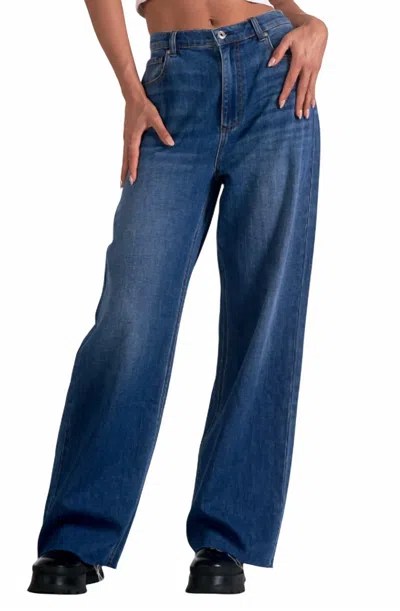 Elan City Limits Jeans In Blue Wash In Multi