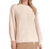 Elan Cleo Sweater In Beige In Brown