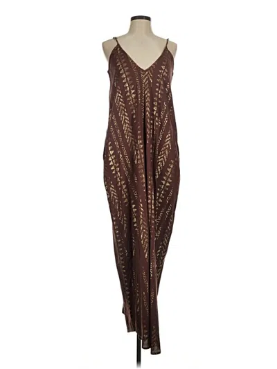 Pre-owned Elan Cocktail Dress In Brown
