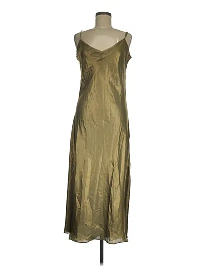 Pre-owned Elan Cocktail Dress In Gold