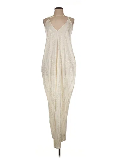 Pre-owned Elan Cocktail Dress In White