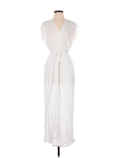 Pre-owned Elan Cocktail Dress In White
