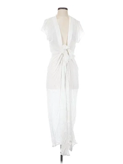 Pre-owned Elan Cocktail Dress In White