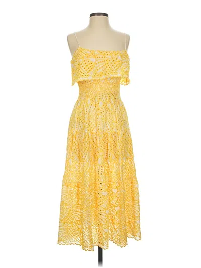 Pre-owned Elan Cocktail Dress In Yellow
