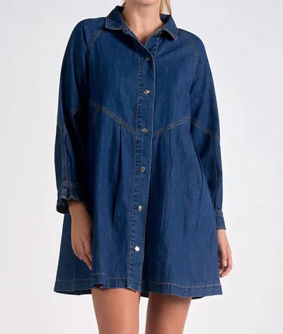 Elan Connie Jean Dress In Blue