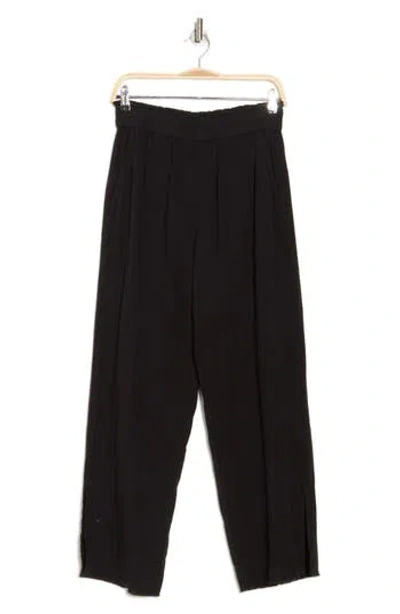 Elan Cotton Gauze Cover-up Pants In Black