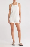 Elan Cotton Gauze Romper & Tank In White