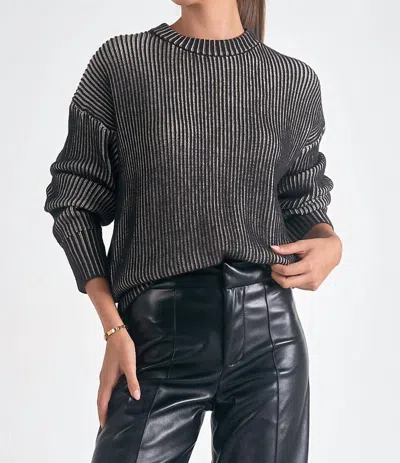 Elan Crewneck Sweater In Grey
