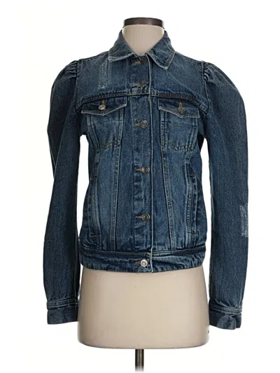 Pre-owned Elan Denim Jacket In Blue