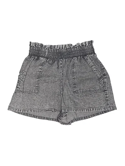 Pre-owned Elan Denim Shorts In Gray