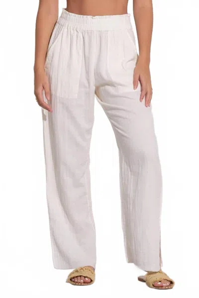 Elan Doha Relaxed Pants In White