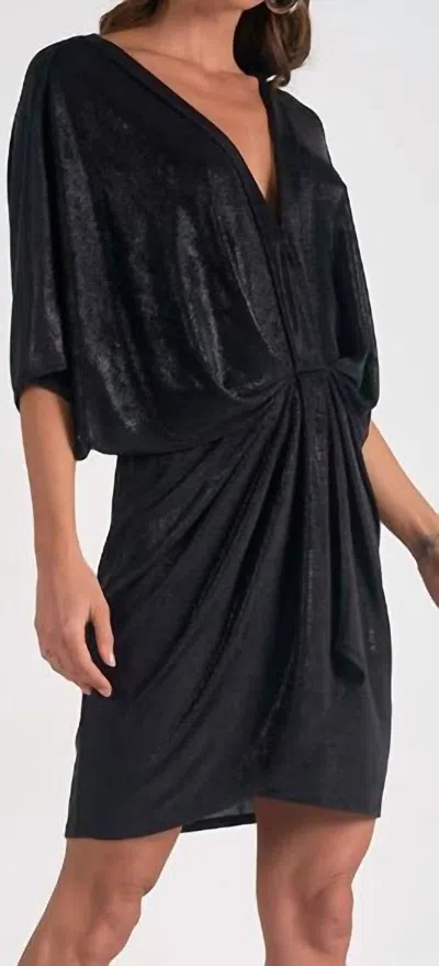Elan Dolman Dress In Black