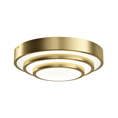 Elan Dombard 13 3/4" Wide Champagne Gold Led Ceiling Light