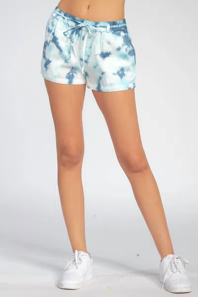 Elan Drawstring Shorts In Blue