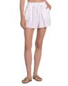 Elan Drawstring Swim Cover-up Shorts In White