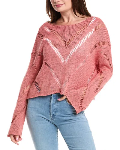 ELAN ELAN DROP-STITCH SWEATER