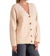 Elan Eloise Cardigan In Off-white In Neutral