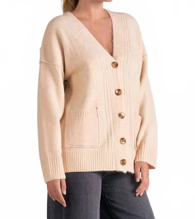 Elan Eloise Cardigan In Off-white In Neutral