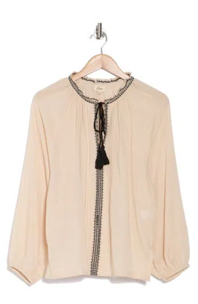 Elan Embroidered Cotton Cover-up Tunic