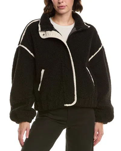 Elan Fleece Jacket In Black